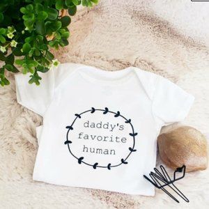 daddys favorite human onesie